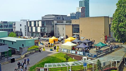 View of exterior of the Students' Union