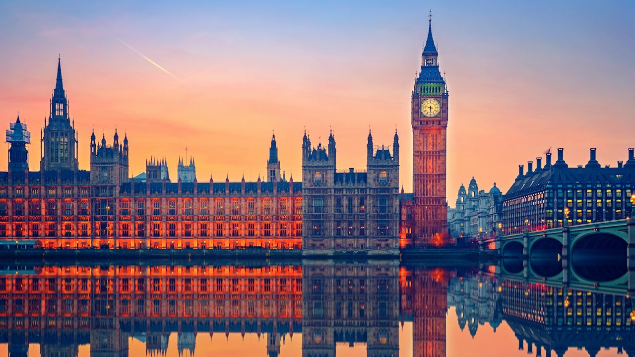 Big Ben and Houses of parliament, London, credit: sborisov, courtesy of Getty Images