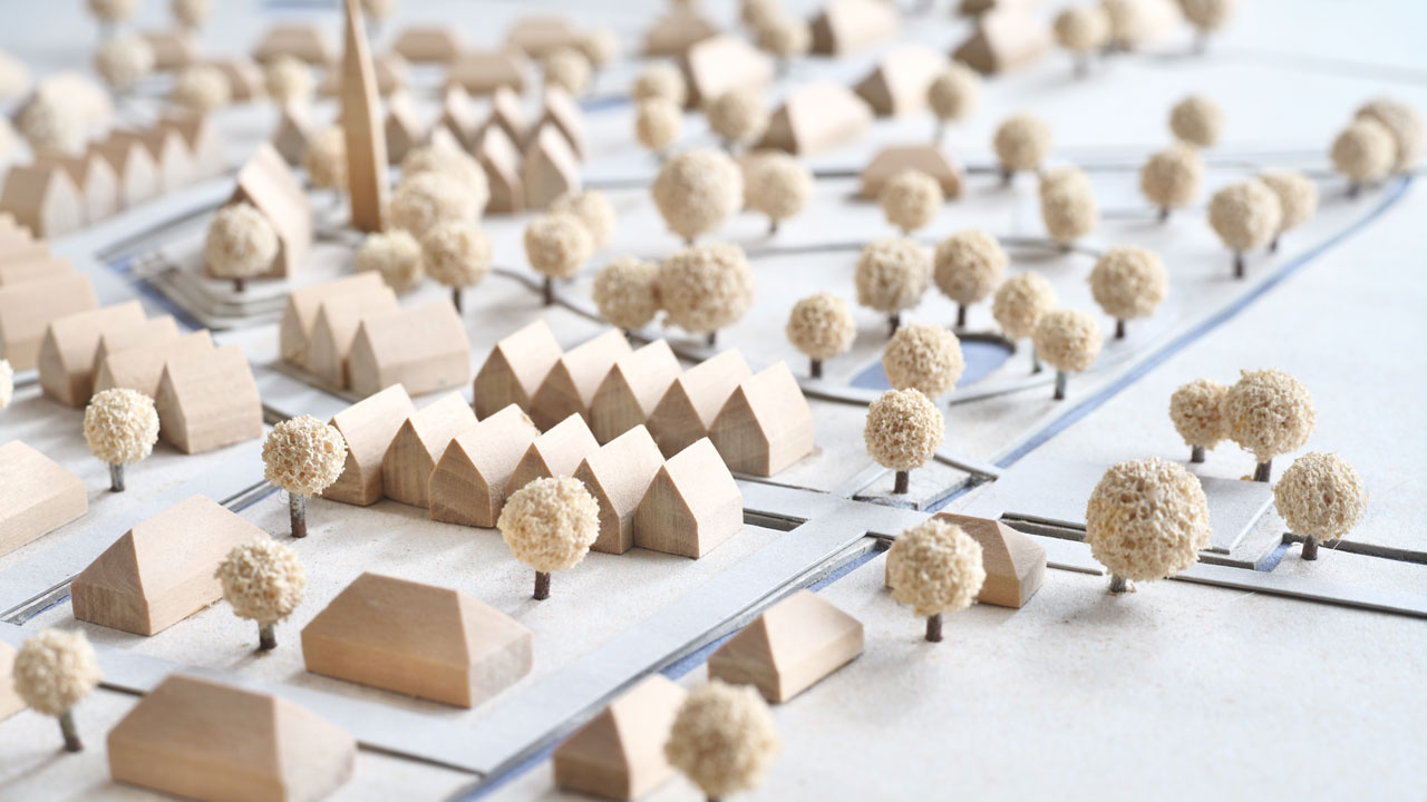 3D architectural model.